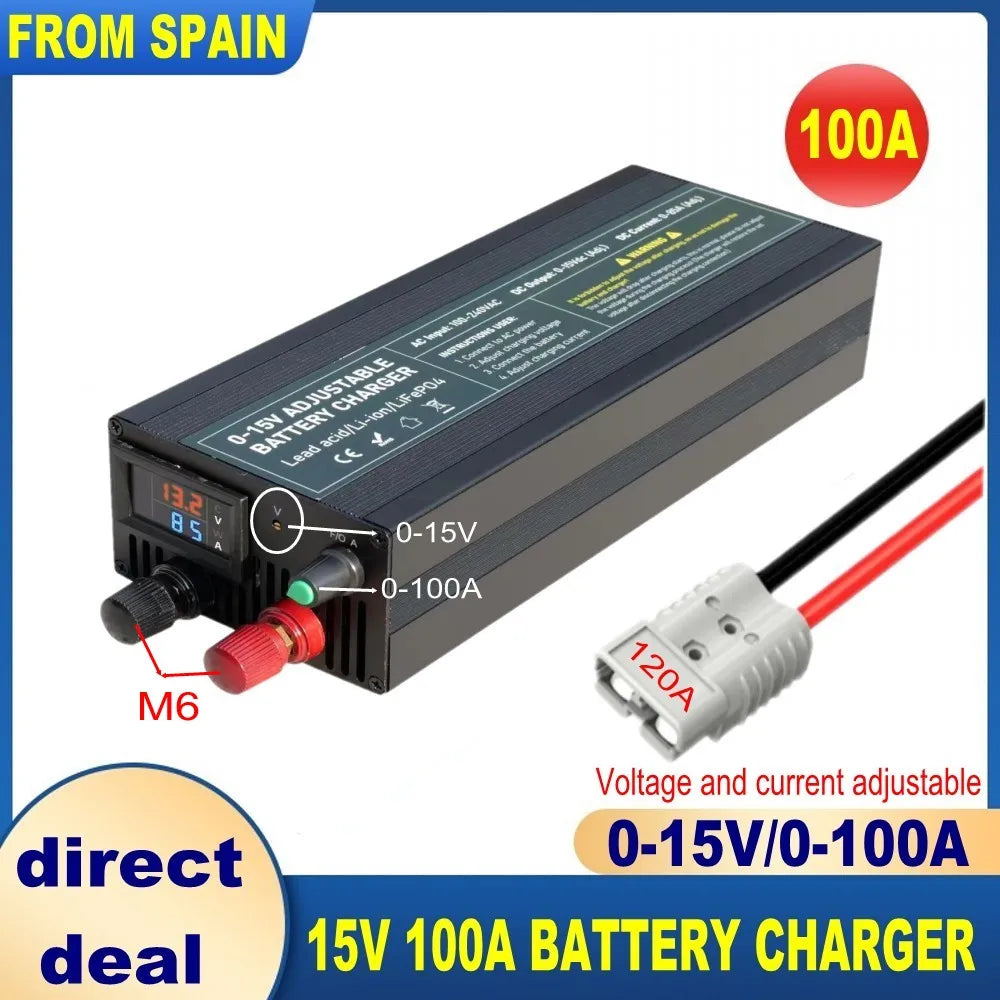 Lithium Batterieladegerät 12V 20-100A – LiFePO4