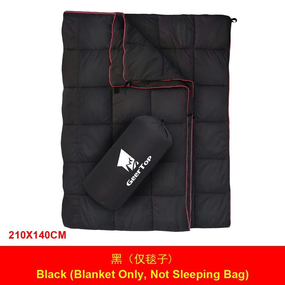 Camping Daunen-Schlafsack 210x140cm – Winter