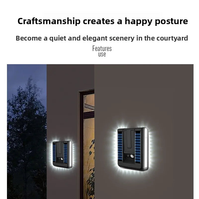 Solar Wandlampe faltbar – Bewegungsmelder Smart Outdoor