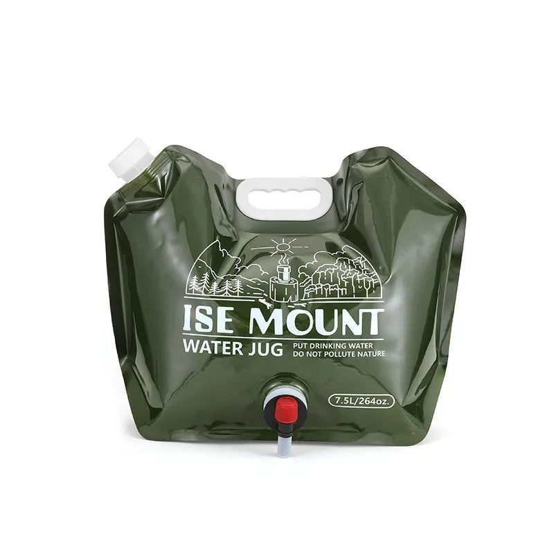 Wasserbeutel 7.5L faltbar – mit Hahn Camping