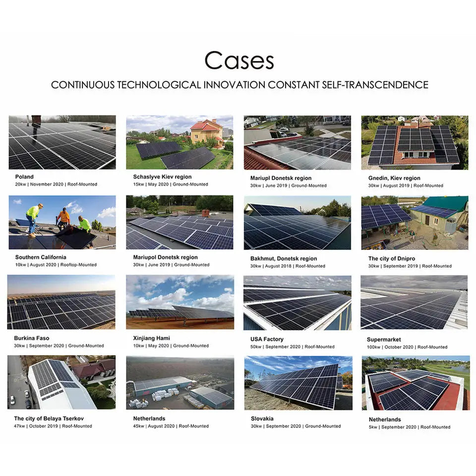 Hybrid-Solar-System 10-50kW Off-Grid – 48V Gewerbe