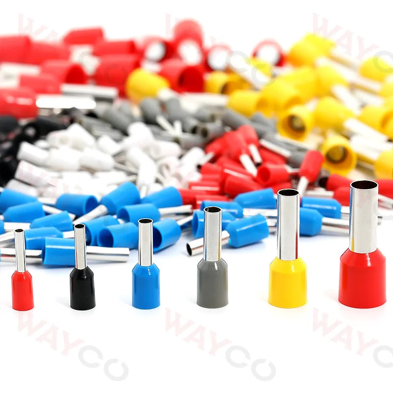 100x Aderendhülsen Set E0508-E6012 Crimp-Ferrules