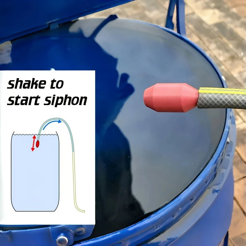 Schwimm-Siphon Aufsatz Gartenschlauch – farbig