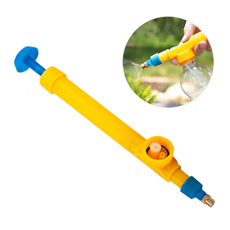 High-pressure spray attachment for bottles - Adjustable garden irrigation