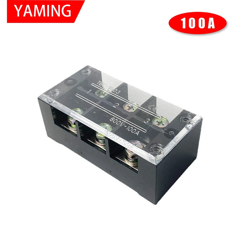 Klemmenblock TBC-1003 100A 3P 600V 6-Schrauben