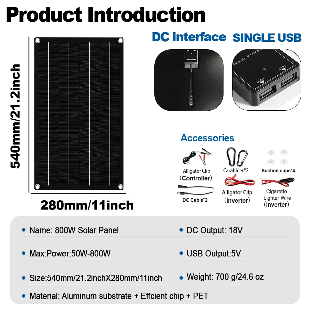 SOECOPO Solar-Set 7000W – 2×800W Panels
