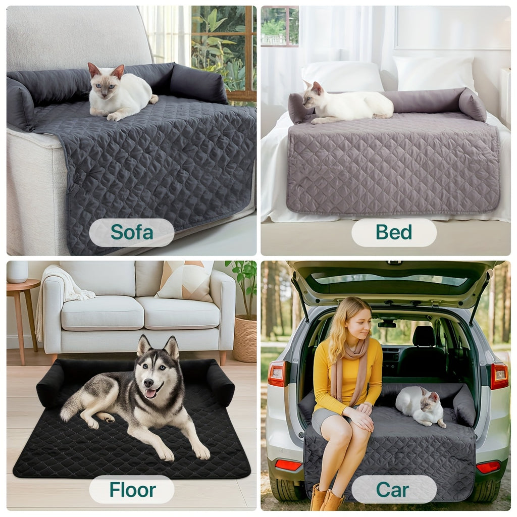 Haustier Sofabett waschbar - Kratzfest für Hunde & Katzen