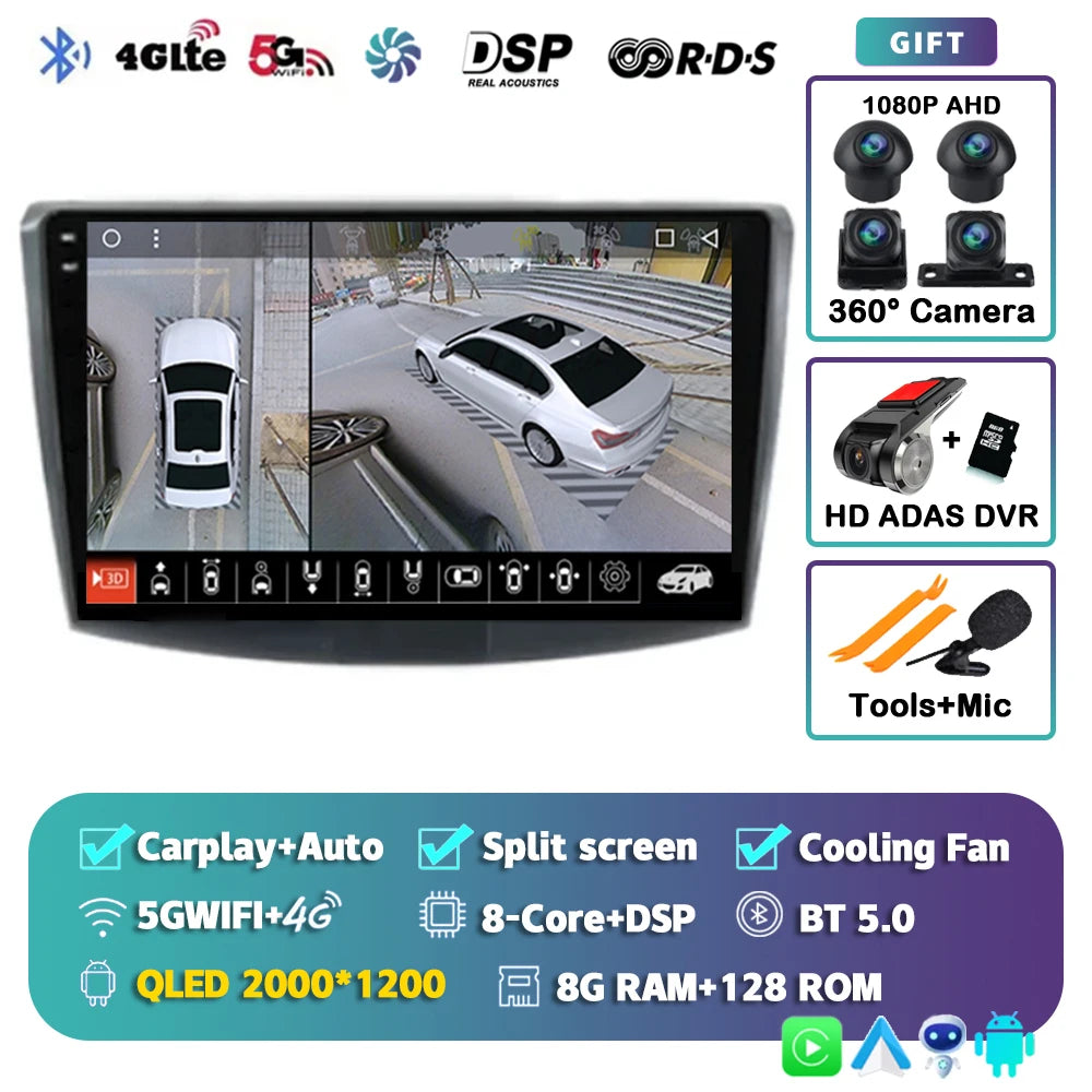 Android 15 Autoradio VW Passat B6/B7/B8 - CarPlay & DSP