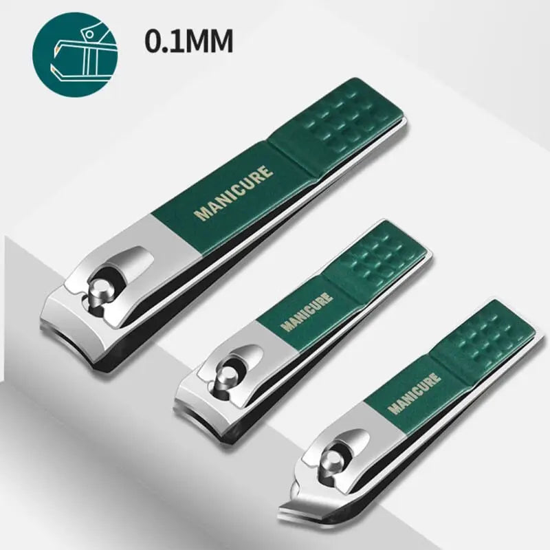 Maniküre-Set 6-9 teilig mit Lederetui – Edelstahl