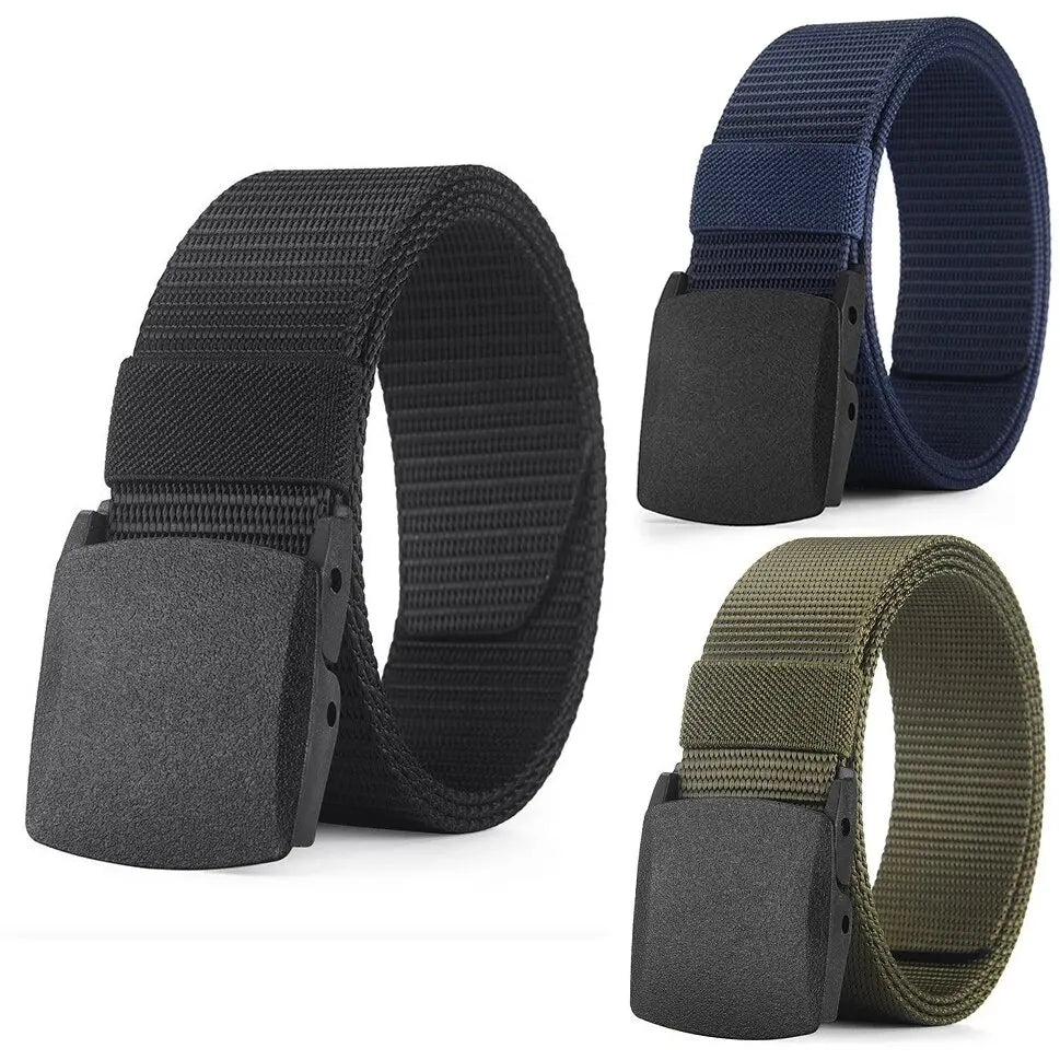 Taktischer Gürtel Canvas - Metallfrei für Outdoor & Sport