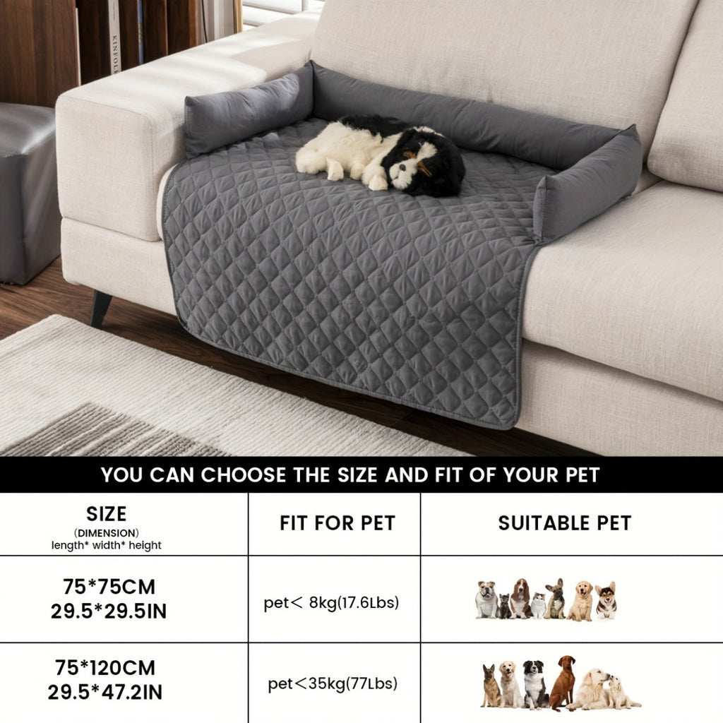 Haustier Sofabett waschbar - Kratzfest für Hunde & Katzen