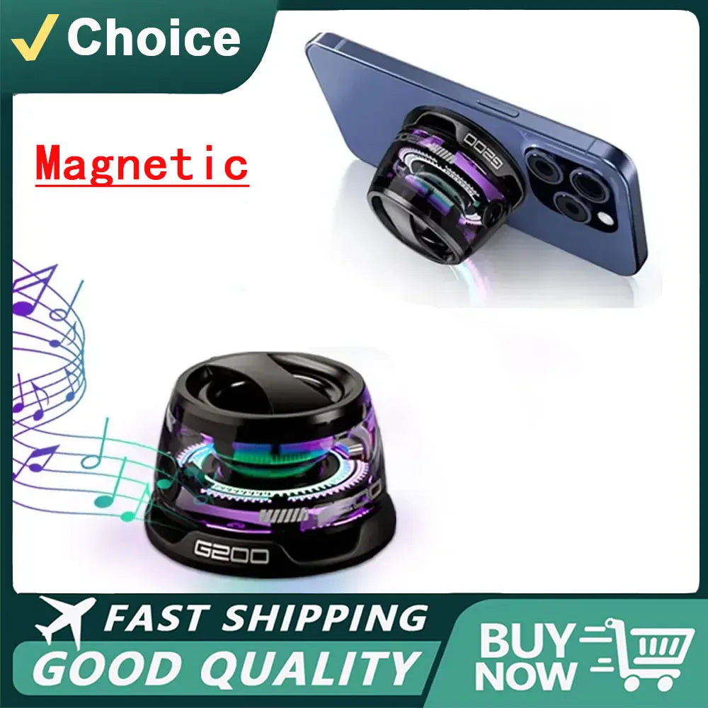 Bluetooth Lautsprecher G200 – RGB Beleuchtung Magnetisch BT5.3