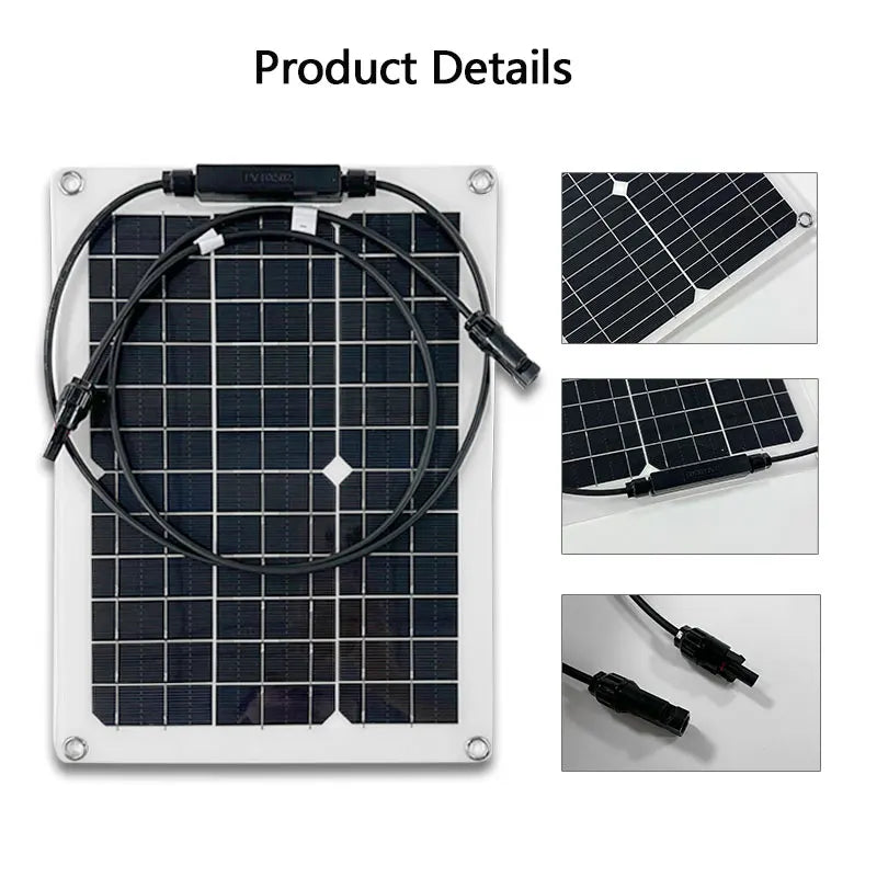 Tragbare Powerbank 500-1000W Solarpanel – 12V MC4 Controller