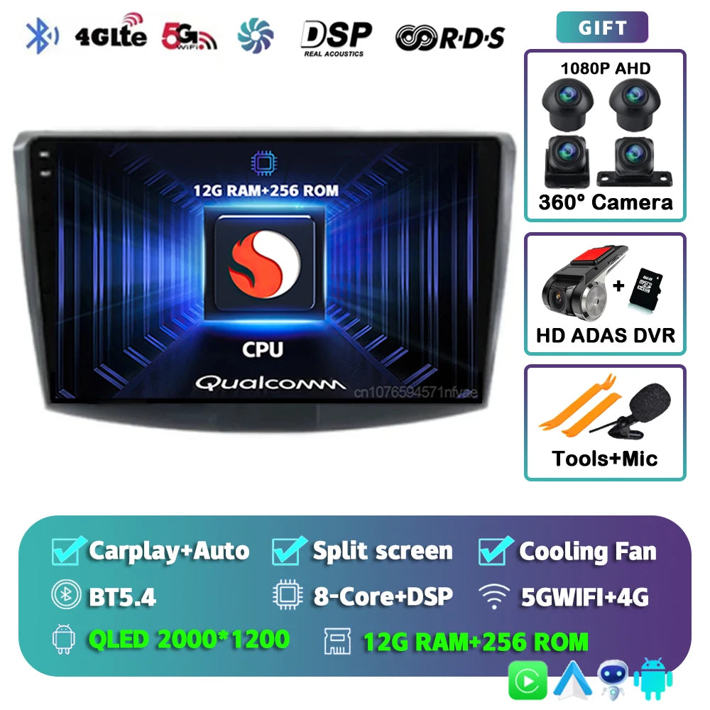 Android 15 Autoradio VW Passat B6/B7/B8 - CarPlay & DSP
