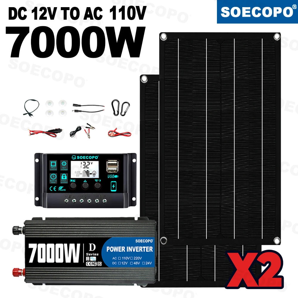 SOECOPO Solar-Set 7000W – 2×800W Panels