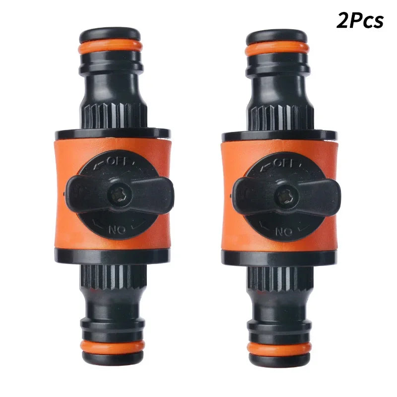 Garden hose quick coupling set - universal ball valve