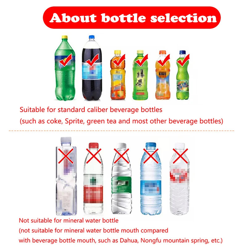 High-pressure spray attachment for bottles - Adjustable garden irrigation