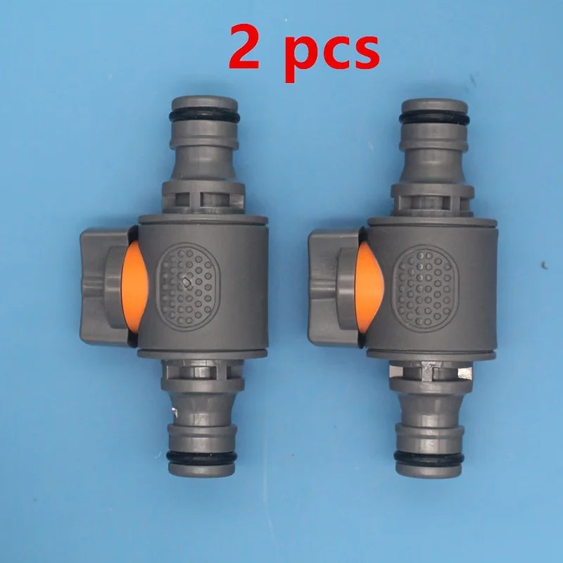 Garden hose quick coupling set - universal ball valve