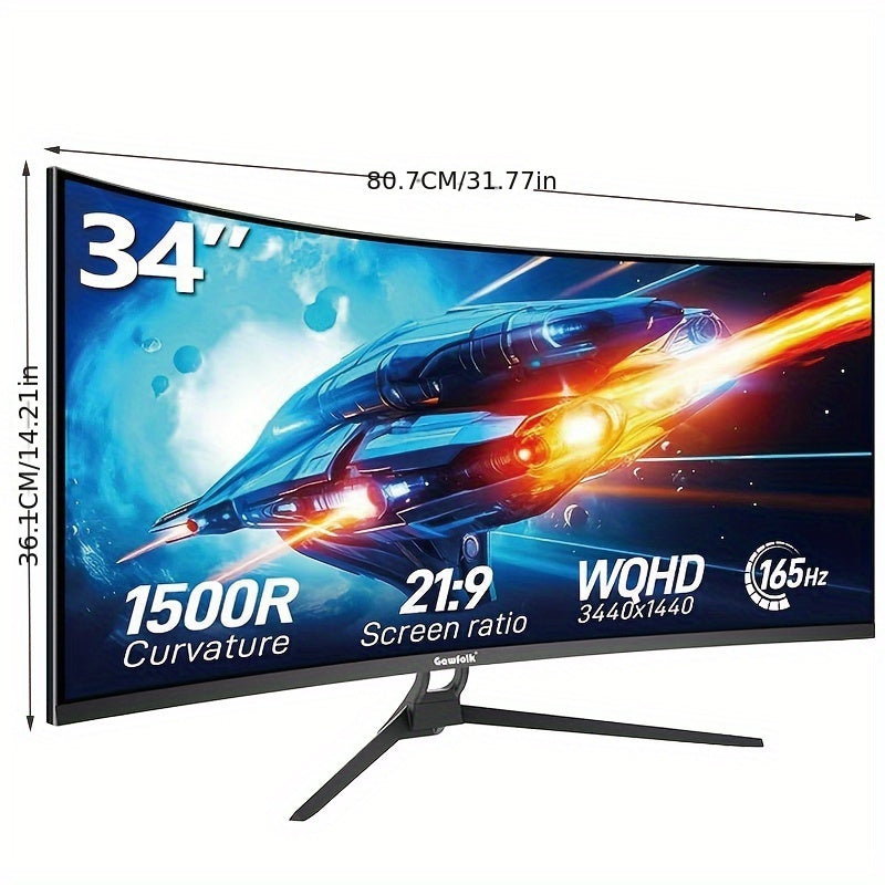 Gawfolk Curved Gaming Monitor 27-34" - UWQHD bis 165Hz