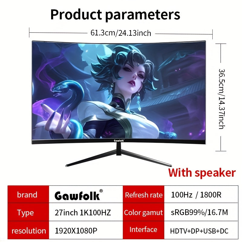 Gawfolk Curved Gaming Monitor 27-34" - UWQHD bis 165Hz