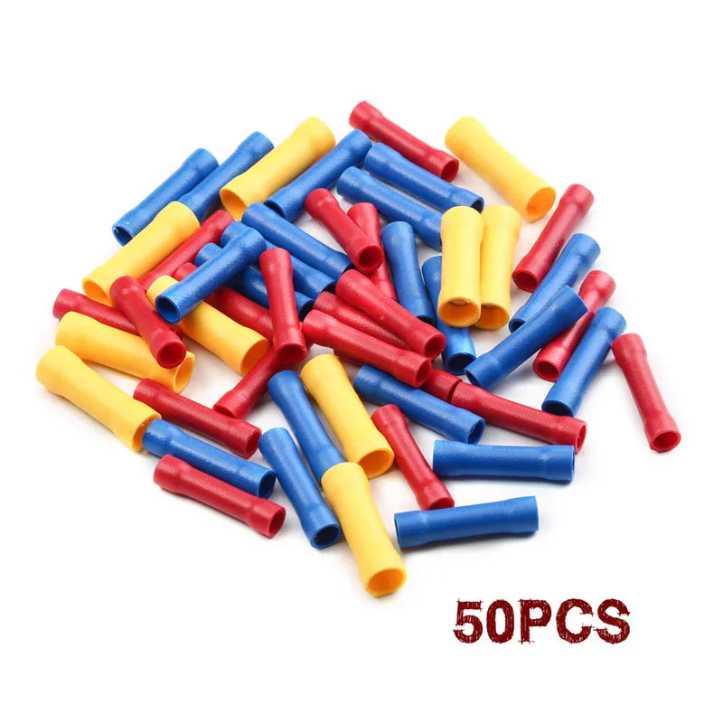 50x Isolierte Crimp-Kabelschuhe BV1.25-5.5 Set