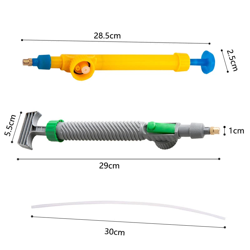 High-pressure spray attachment for bottles - Adjustable garden irrigation