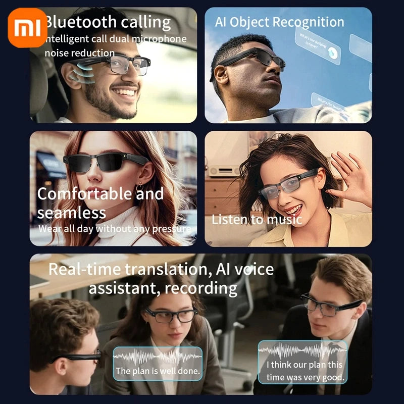 Xiaomi AI Smart Brille 8K HD – Chat GPT Kamera