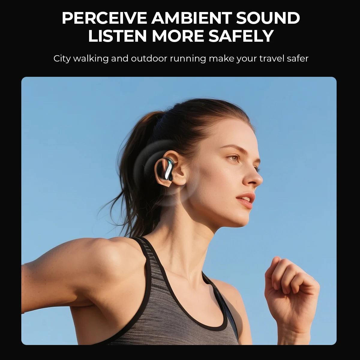 Open-Ear Bluetooth Kopfhörer – 30h Wiedergabe