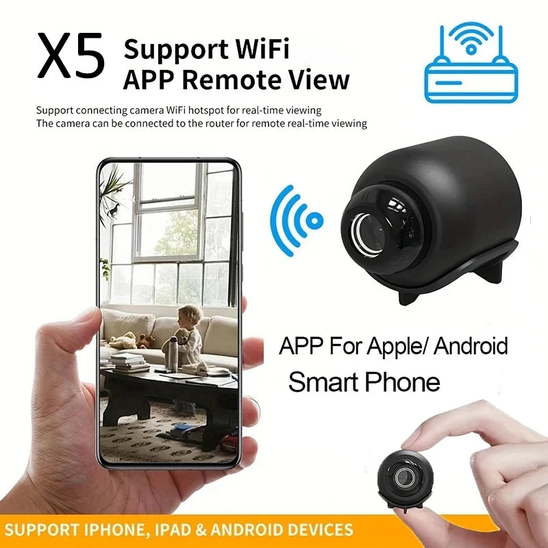 Mini Kamera X5 HD WiFi – Babyphone Sicherheit