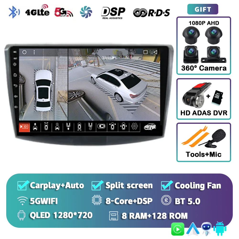 Android 15 Autoradio VW Passat B6/B7/B8 - CarPlay & DSP