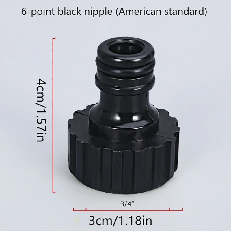 Garden hose quick connector - irrigation adapter