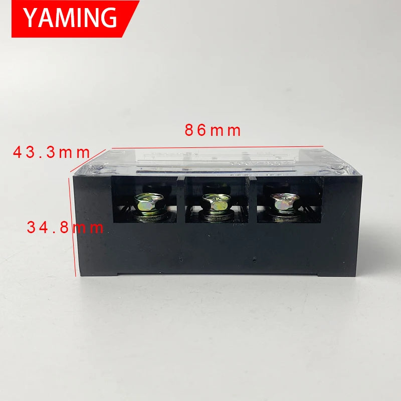 Klemmenblock TBC-1003 100A 3P 600V 6-Schrauben