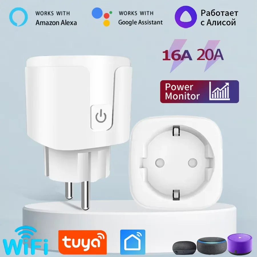 Smart Plug WiFi EU 16A/20A - Tuya Alexa Google Home