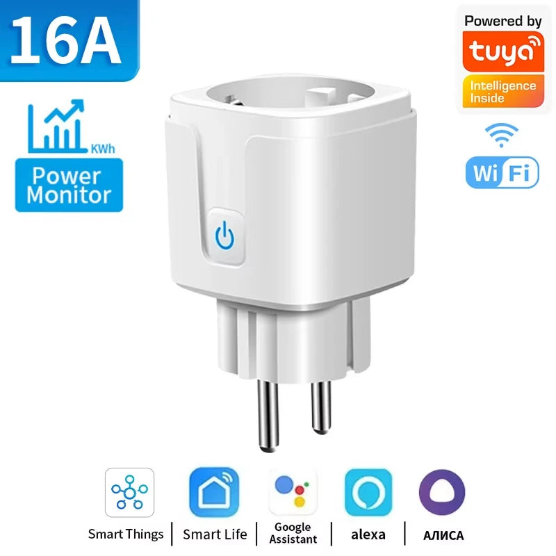 Smart Plug WiFi EU 16A/20A - Tuya Alexa Google Home