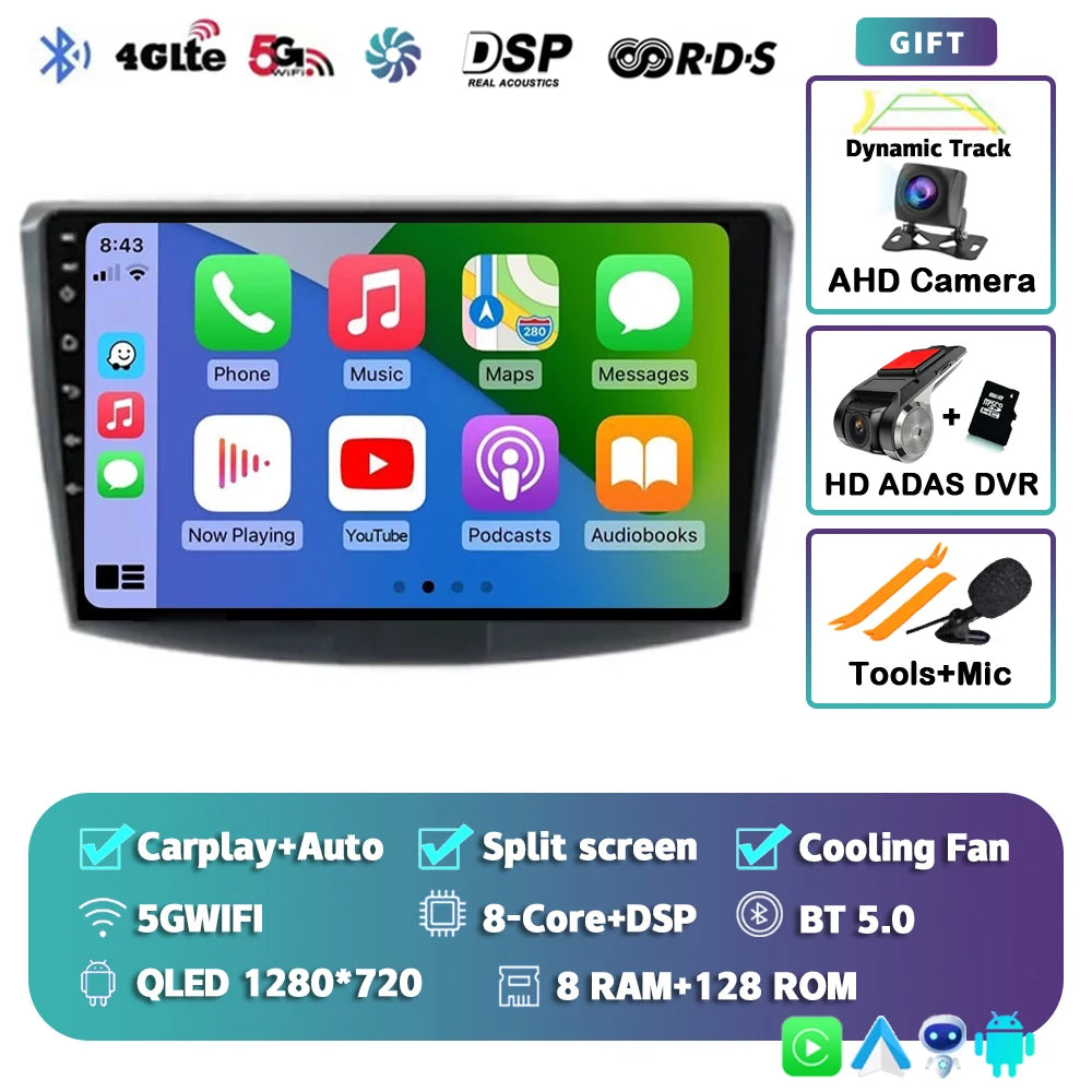 Android 15 Autoradio VW Passat B6/B7/B8 - CarPlay & DSP